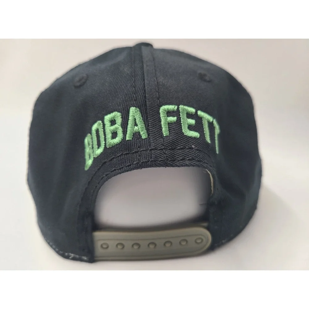 Youth Boba Fett Star Wars Snapback Hat Cap Movie Character Boy‎ Girl Black Green
